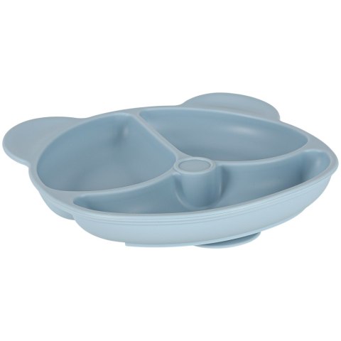Naczynia silikonowe dla dzieci zestaw 8 elementów niebieski