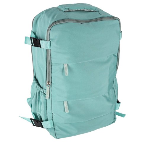 Plecak podróżny turystyczny bagaż zielony 45x30 cm